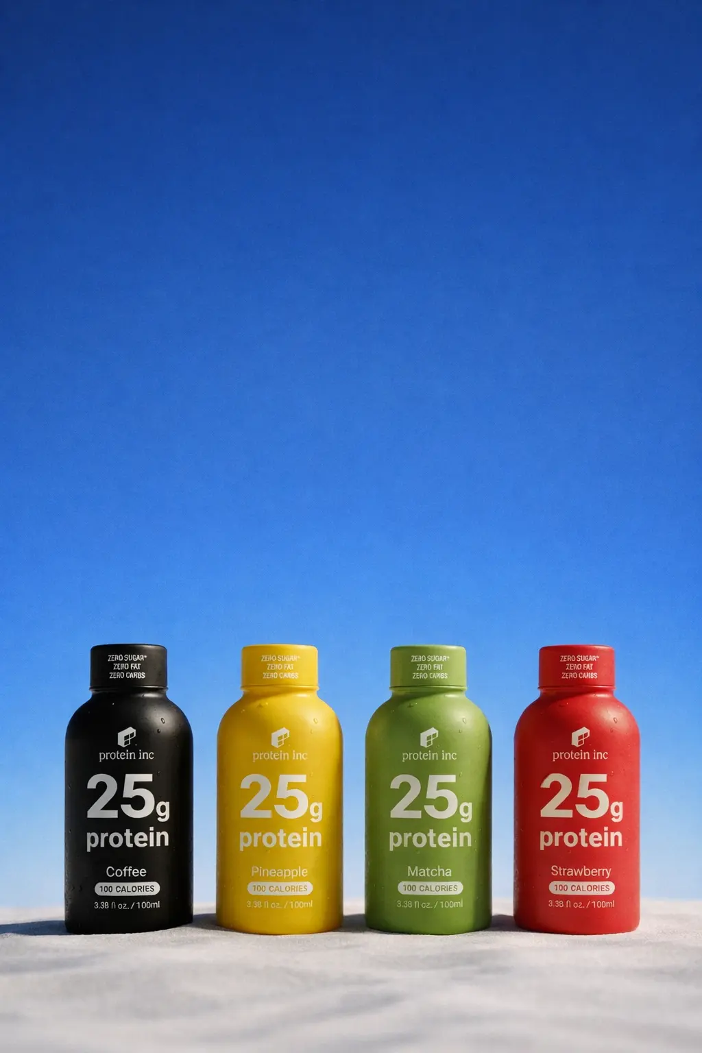 Protein Inc. protein shots - All four flavors